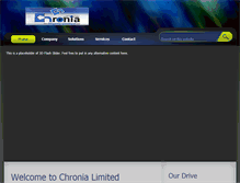 Tablet Screenshot of chronialimited.com